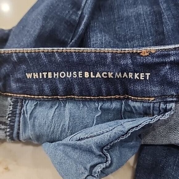 White House Black Market womens low rise" The Slim" Jeans, size 0 - Picture 7 of 12